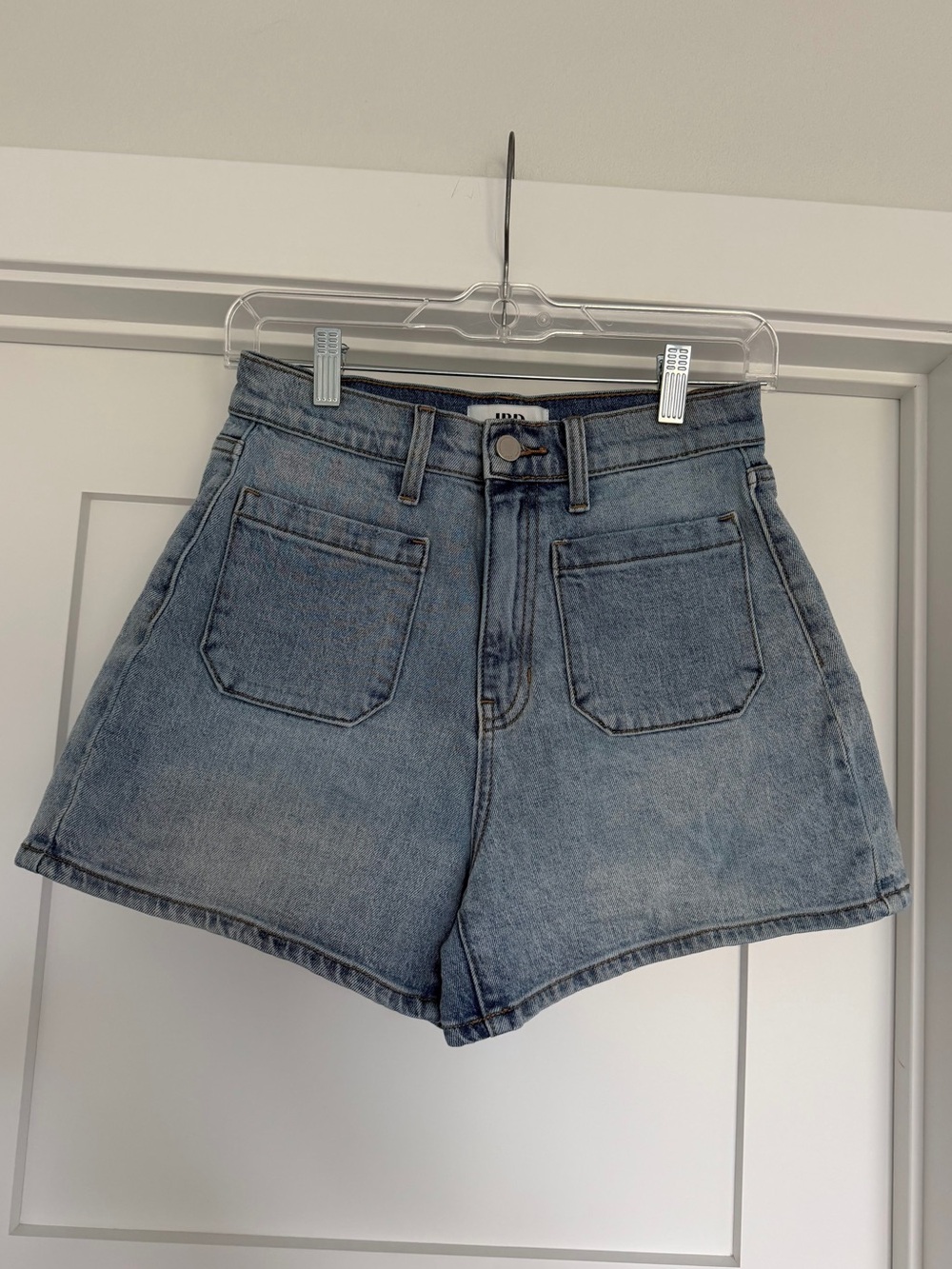 Just Black Denim High Waist Jean Shorts